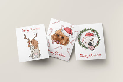 Watercolour Pet Portrait & Christmas Card Bundle