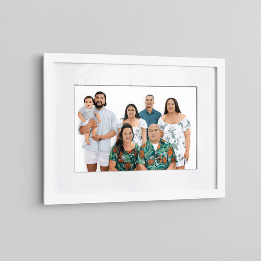 Family & Friends (5+) Portrait - Framed