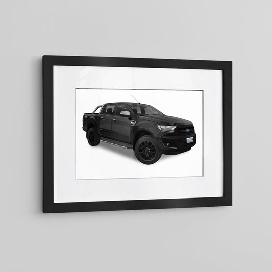 Automobile Portrait - Framed